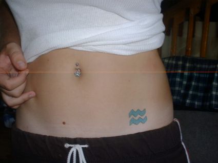 Lower Stomach Pic Tattoo